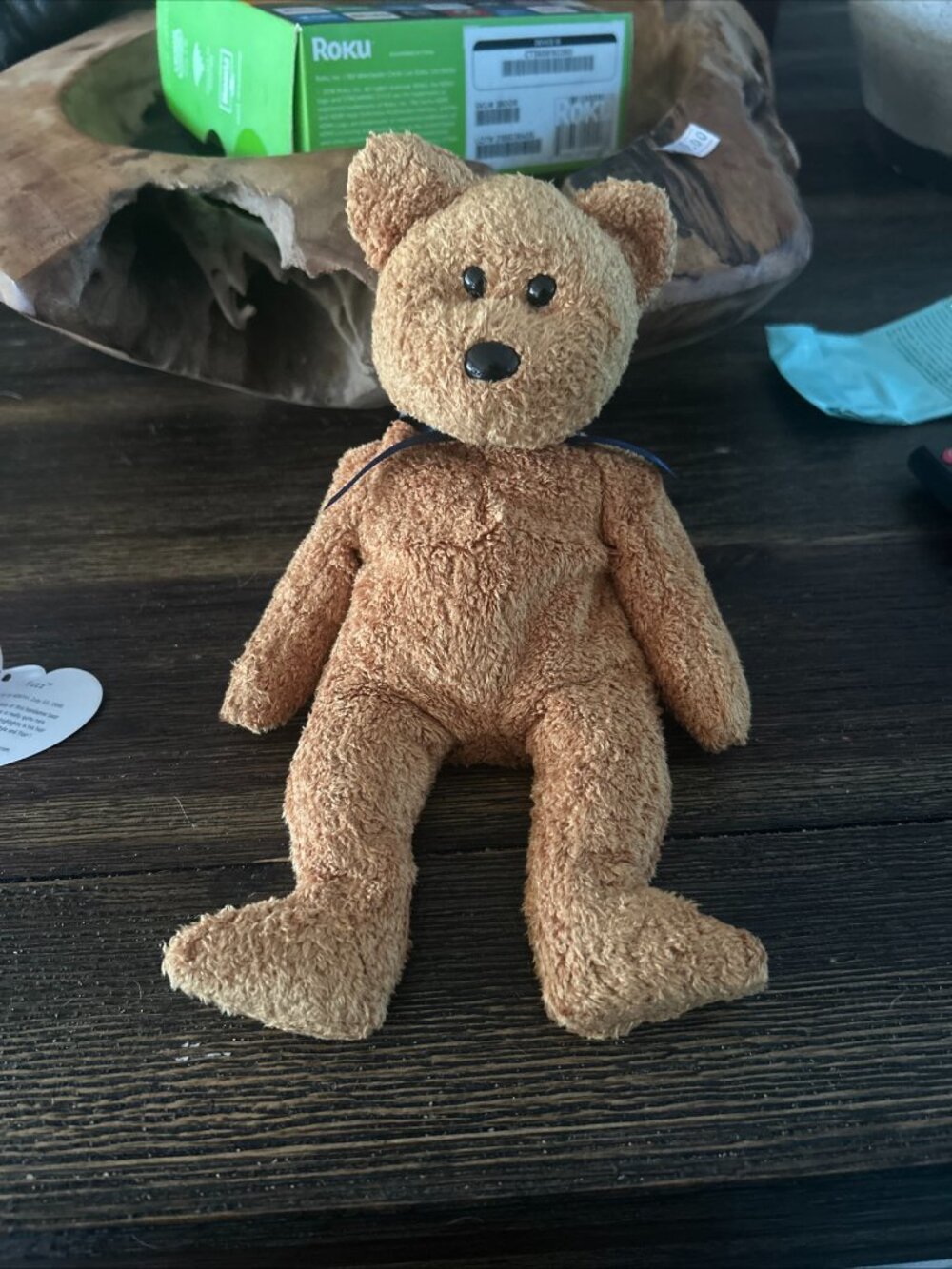TY Beanie Baby FUZZ 1998/1999, Retired, with Silver TAG ERRORS
